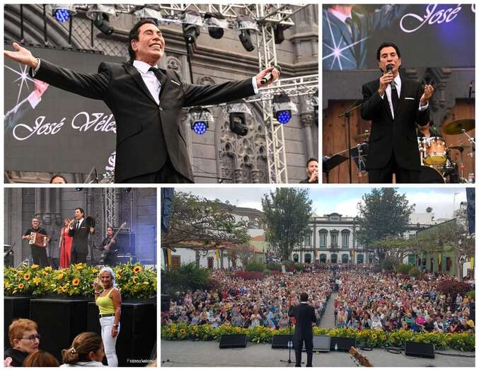 Momentos de la actuación de José Vélez